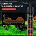 thumbnail image 3 of Aquarium Heater, 25W/50W/75W/100W/200W/300W Submersible Fish Tank Heater with Over-Temperature Protection and Automatic Power-Off When Leaving Water for Saltwater and Freshwater, 3 of 7