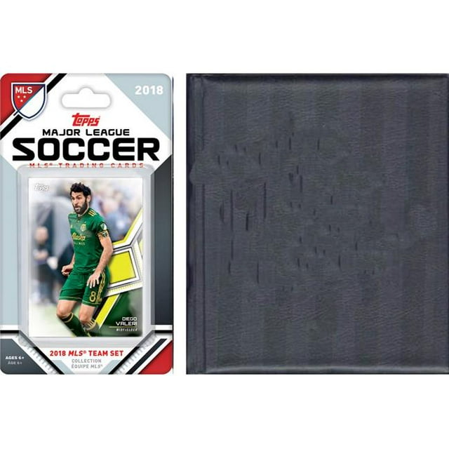 C&I Collectables TIMBERS18 MLS Portland Timbers Ensemble d'Équipe sous Licence 2018 Topps & Album de Rangement