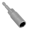 thumbnail image 6 of 1pc 80mm Length Deepen Power Nut Driver Drill Bit 5.5-19mm Socket Adapter 1/4 Hex Shank Drill Bit Adapter For Power Drills, 6 of 6