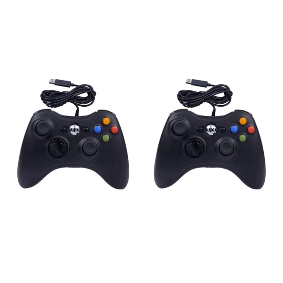 2x Control Alambrico Compatible Con Xbox 360 Y Pc Windows