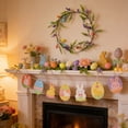 thumbnail image 6 of Nkmbld Easter Egg Garland, Easter Decorations, Artificial Hanging Floral Garland Spring Decor for Indoor Outdoor Home Kitchen Mantle Fireplace Holiday Party, 6 of 8
