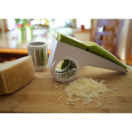 Nut Grater - Rotary Cheese Grater - Nuts, Chocolate Grater with Dual Grating Cylinders