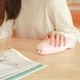thumbnail image 4 of Wosthever Calentador de manos Bolsa de agua caliente de mano Animal Calentador de microondas Invierno Cálido Clima frío Color sólido Reutilizable Hogar Suministros térmicos Blanco Wosthever HA071694-01, 4 of 6