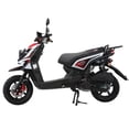thumbnail image 4 of X-Pro Brand New 150cc Gas Moped Motorcycle, 12" Aluminum Wheels Electric/Kick Start Dual Headlights, 4 of 4