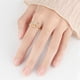 thumbnail image 5 of Anillos para mujer, regalos para mujer, diseño pequeño, flor giratoria, anillo giratorio abierto para mujer., 5 of 5