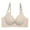 Khaki, variant on Mgmyaa Bras for Women, Fashion Women Women Large Size Solid No Rims Fixed Cup Gathering Daily Bra