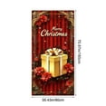 thumbnail image 3 of Cortina Navideña para Puerta con Diseño de Papá Noel, 89 X 183 Cm (35 X 72 Pulgadas), Ideal para Decoración de Paredes y Fiestas. Tela de Poliéster Resistente. Fácil Instalación. Apta para Puertas Es, 3 of 6