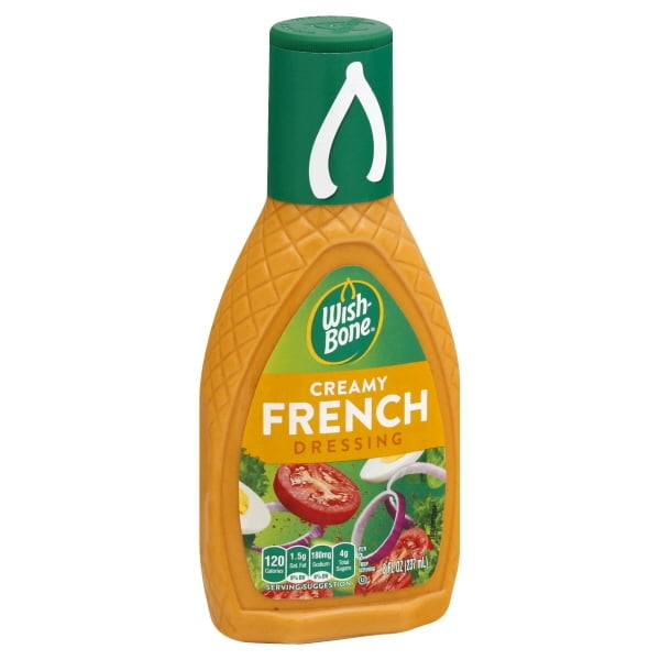WishBone Deluxe French Dressing 8 fl. oz. Plastic Bottle
