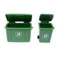 thumbnail image 2 of Mini botes de basura para casa de muñecas, modelo de cubo de basura en miniatura para niños, juguete de simulación pequeña, juego de rol, modelo de, 2 of 8