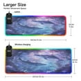 thumbnail image 3 of Wireless Charging Mouse Pad Large RGB Gaming Desk Mat 13 Light Modes Mousepad 31.5x11.8 Whale in Underwater World, 3 of 6