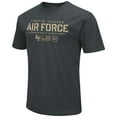 thumbnail image 2 of Men's Colosseum Heathered Black Air Force Falcons OHT Military Appreciation Flag 2.0 T-Shirt, 2 of 4