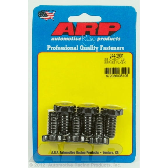 ARP 244-2901 Black For SB Chevy LS Series flexplate bolt kit