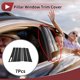 thumbnail image 2 of Pegatina Antara Arañazos del Recorte de Ventana del Pilar de la Puerta Unique Bargains para Ford Explorers 2002-2010 Negro Frontal Trasero Izquierdo Derecho 7 Pcs, 2 of 6