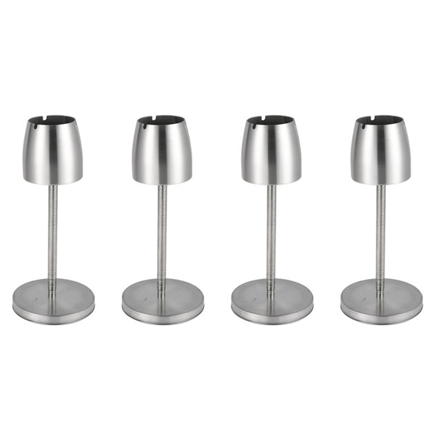 4X Inoxidable Cenicero Telescópico de Acero Piso de Pie Cenicero Cenicero de Metal Portátil Grande una Prueba de Viento Cenicero Accesorios para Fumar