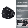 thumbnail image 3 of 30cm Octagonal Softbox Mini Bowens Mount Quick Release Honeycomb Grid Softbox for ZU60 or M60 COB Fill Light Studio, 3 of 10