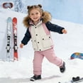 thumbnail image 2 of Insulated Winter Snowsuit For Girls Ski Bibs With Jacket For Cold Weather Outdoor Play And Activities, 2 of 6