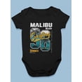thumbnail image 3 of Malibu Beach Summer Design Bodysuit Infant -Image by Shutterstock,  6 Months, 3 of 4
