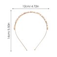 thumbnail image 2 of WEUVEB 4Ud Cintas Para El Doradas Con Pedrería Accesorios Decorativos Ligeros Para Mujer En Eventos, 2 of 7