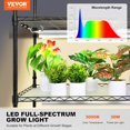 thumbnail image 2 of Plant Stand with Grow Light Grow Light Shelf with Cover and Thermometer Plant Shelf with Grow Light Full Spectrum Light Mini Plant Stand with Timer for Seed Starting ( s Light, 2 of 9