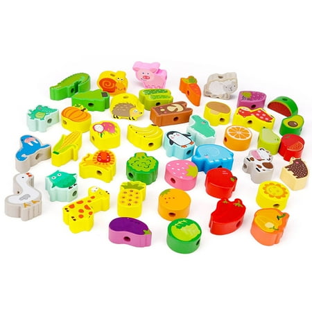 

Sardfxul Intellectual Brain Building Blocks Children s Beaded Stringing Rope for Children
