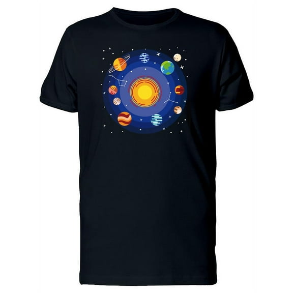 Solar System Planets T-Shirt Women -Image by Shutterstock, Female Small
