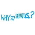 thumbnail image 6 of Hloma Why So Serious Funny Car-Styling Vehicle Reflective Decals Sticker Decoration, 6 of 6