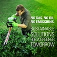 thumbnail image 6 of Greenworks 80V 24" Cordless Brushless Hedge Trimmer (Battery Not Included), 2200702, 6 of 14