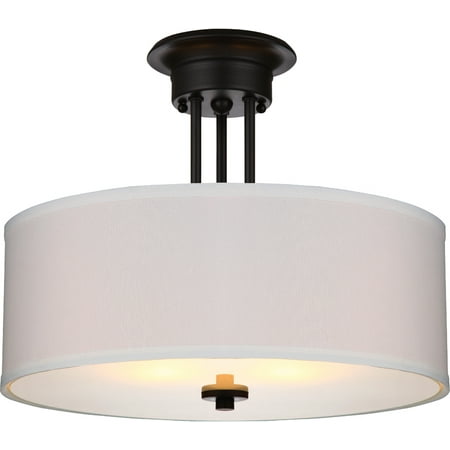 Hardware House Lexington 2 Light Semi Flush Ceiling Fixture