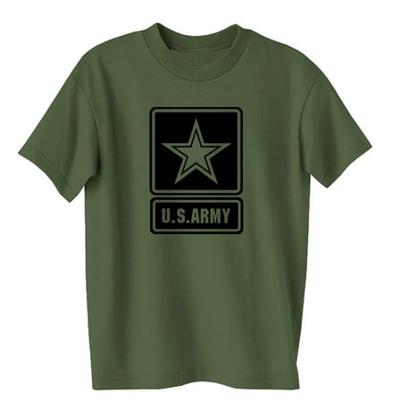 zerogravitee - US Army Star Modern Logo Short Sleeve T-Shirt in ...
