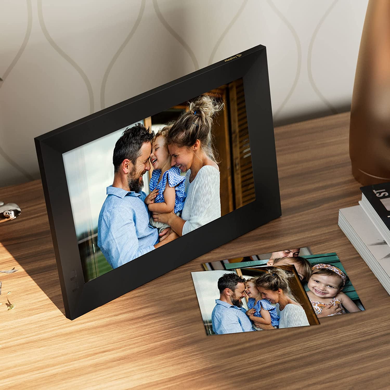 Nixplay 10.1 inch Smart Digital Photo Frame with WiFi (W10F) Black in