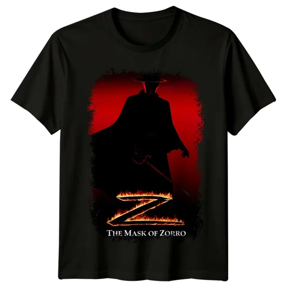The Mask of Zorro (1998) Movie Poster Inspired T-Shirt Retro 90s Tee Unisex