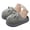 Grey, variant on Cute Platform Slippers for Women Cat Fuzzy Plush House Shoes Fleece Lined Bedroom Slip on Slides