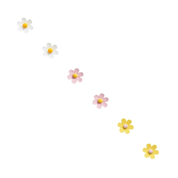 Goowood Cute Flower Fridge Magnets Decorative Refrigerator Accessories Office Whiteboard Decor Home Kitchen Gift