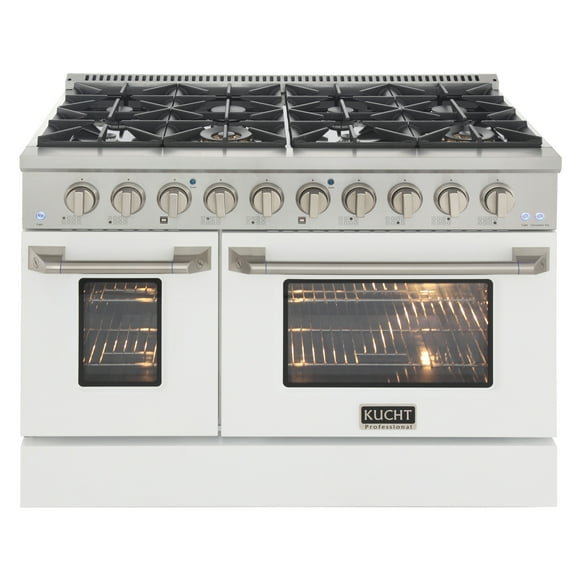 48-in Natural Gas Range with 8 Burners Grill/Griddle and Convection Oven