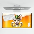 thumbnail image 4 of Best Sphynx Dad Proud Beer Lover Happy Oktoberfest Desk Mat Full Keyboard Mouse Pad Cat Lover Kitten Owner Gifts Idea Large Mousepad - 02016, 4 of 5