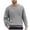 #154-Gray, variant on Donemore Men Casual Loose Fit Elastic V-Neck Pullover Sweater Button Detail Long Sleeve Knitted Top 100% Polyester