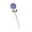 Blue, variant on Miniature Flower Pinwheels Outdoor Wind Spinner Yard Garden Pinwheels Colorful Flower Windmill Decorative