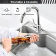 thumbnail image 6 of Coolnut Autumn Pumpkin Harvest Kitchen Sink Splash Guard 2 Packs Faucet Absorbent Mats Fall Corn Faucet Handle Drip Catcher Quickly Drying Mat for Kitchen Counter Bathroom, 14.9"x5.5", 6 of 7