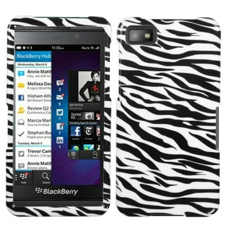 Insten Zebra Skin Phone Case for BLACKBERRY: Z10