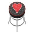 thumbnail image 3 of Trademark Gameroom Four Aces Heart Logo Bar Stool with Padded Seat, 3 of 5