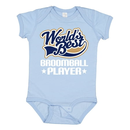 

Inktastic Broomball Player Gift Baby Boy or Baby Girl Bodysuit