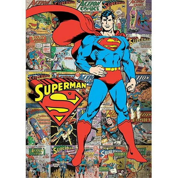 DC Comics (Superman - Comic Collage) MightyPrint™ Wall Art MP17240373