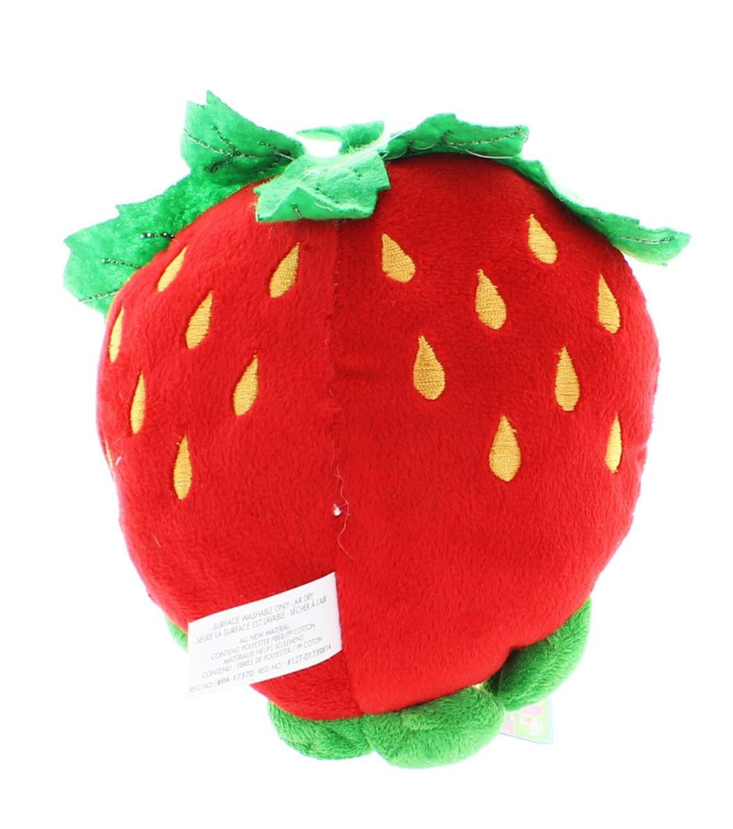 New 8" Sequin Strawberry Plush Toy Factory Licensed 