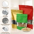 thumbnail image 3 of 7.09x10.24 in Stand Up Pouch Bags,  60pcs Resealable Aluminum Foil Bag, White, 3 of 6