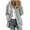 Gray winter coat, variant on Usmixi 2023 Plush Coat for Women Winter Fleece Sweatshirt Coat for Women Casual Open Zip up Drawstring Hooded Jacket Plus Size Cozy Fuzzy Fluffy Sherpa Outerwear with Pocket Weekly