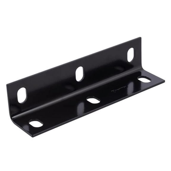 Hampton 5038540 9 x 2.10 x 0.125 in. Steel Inside & Outside Brace, Black