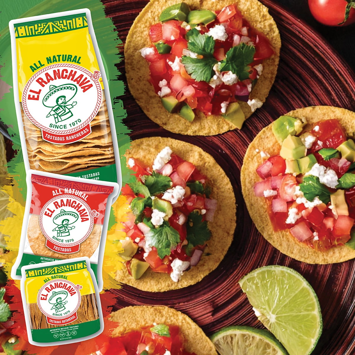 El Ranchava Tostadas Ranchera Bag Gluten Free Corn Tortilla, 13.5 oz