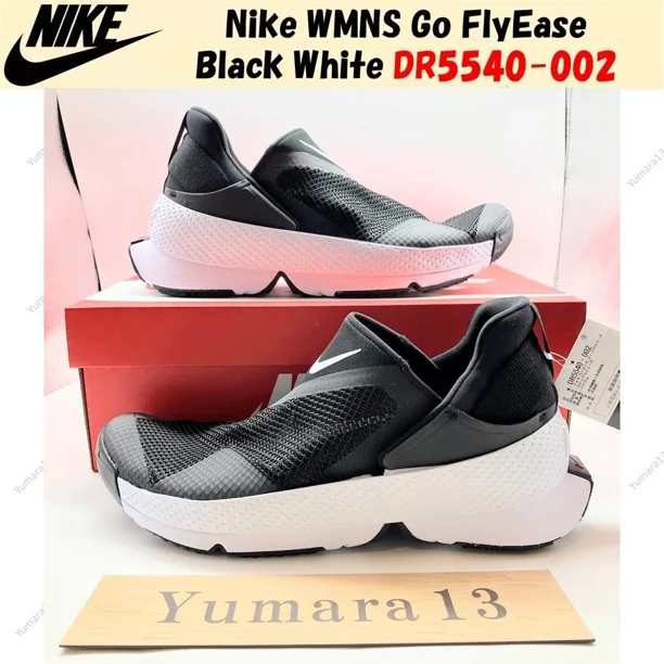 Nike WMNS Go FlyEase Black White DR5540-002 Women's Size