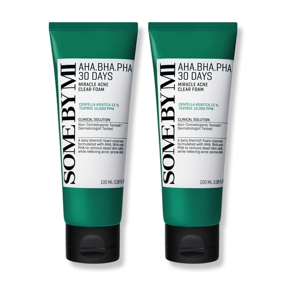 Jabón facial SOME BY MI AHA BHA PHA 30 días Miracle Acne Clear