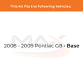 thumbnail image 2 of MAX Advanced Brakes - Rear Brake Kit For 2008-2009 Pontiac G8| Carbon Ceramic Brake Pad and Rotor Kit| Daily Driving OE Replacement Brake Rotors, 2 of 9